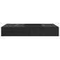 Preview: Stauraumbettgestell Schwarze Eiche Holz Standard Doppel