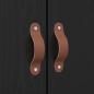 Preview: Stauraumbettgestell Schwarze Eiche Holz Standard Doppel