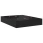Preview: Bett mit Stauraum Schwarze Eiche Holzwerkstoff Voll/Doppel
