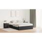Preview: Bett mit Stauraum Schwarze Eiche Holzwerkstoff Voll/Doppel