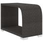 Preview: 10-tlg. Garten-Lounge-Set mit Auflagen Poly Rattan Schwarz