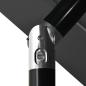 Preview: Sonnenschirm mit Aluminium-Mast 3-lagig Anthrazit 3,5 m