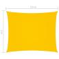 Preview: Sonnensegel Oxford-Gewebe Rechteckig 2x3,5 m Gelb
