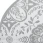 Preview: Outdoor-Teppich ARAKIL Hellgrau Ø120 cm PP