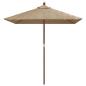 Preview: Sonnenschirm mit Holzmast Taupe 198x198x231 cm