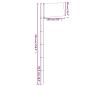 Preview: Flagge Spaniens mit Mast 5,55 m Aluminium
