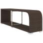 Preview: 10-tlg. Garten-Lounge-Set mit Auflagen Poly Rattan Braun