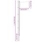 Preview: Flagge Spaniens mit Mast 6,23 m Aluminium