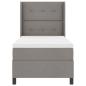 Preview: Boxspringbett mit Matratze & LED Taupe 100x200 cm Stoff