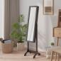Preview: ARDEBO.de - Standspiegel Schwarz 34x37x146 cm
