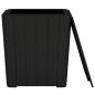 Preview: Gartentisch mit Abnehmbarer Tischplatte Schwarz Polypropylen