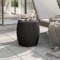 Preview: ARDEBO.de - 4-in-1 Gartenbox Schwarz Polypropylen