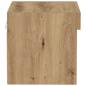 Preview: Wandschrank mit LED-Leuchten Artisan Eiche 40x30x30 cm
