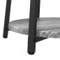 Preview: Beistelltisch 2er Set Grau aus Holzwerkstoff und Metall