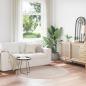 Preview: ARDEBO.de - Flauschiger Teppich mit Latexrücken Creme ø160 cm