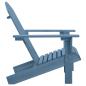 Preview: Adirondack-Gartenstuhl Massivholz Tanne Blau