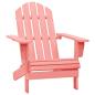 Preview: ARDEBO.de - Adirondack-Gartenstuhl Massivholz Tanne Rosa