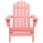 Preview: Adirondack-Gartenstuhl Massivholz Tanne Rosa