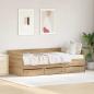 Preview: ARDEBO.de - Tagbett Artisan Eiche Holzwerkstoff 90 x 190 cm Langlebig