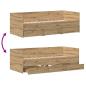 Preview: Tagesbett mit Kopfteil Artisan-Eiche 90 x 190 cm Holzwerkstoff