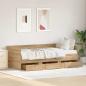 Preview: Tagesbett mit Kopfteil Artisan-Eiche 90 x 190 cm Holzwerkstoff