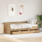 Preview: Tagesbett mit Kopfteil Artisan-Eiche 90 x 190 cm Holzwerkstoff