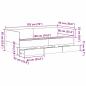 Preview: Tagesbett mit Kopfteil Artisan-Eiche 90 x 190 cm Holzwerkstoff
