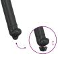 Preview: Set aus 3 Schwarz Gussaluminium Mittel Dekorative Intarsien