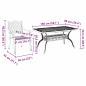 Preview: Set aus 3 Schwarz Gussaluminium Mittel Stylisches Design