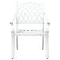 Preview: Set aus 3 Weiß Guss-Aluminium 150x90x72 cm Langlebig