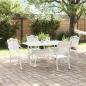 Preview:   Set aus 3 Weiß Aluminium 150x90x72 cm Langlebig