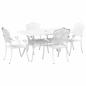 Preview:   Set aus 3 Weiß Aluminium 150x90x72 cm Langlebig