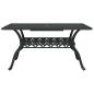 Preview: Set aus 3 Schwarz Gussaluminium 150x90x72 cm Langlebig