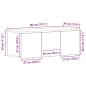 Preview: TV-Schrank aus schwarzer Eiche, 80x34x30 cm, aus Holzwerkstoff
