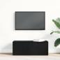Preview: TV-Schrank aus schwarzer Eiche, 80x34x30 cm, aus Holzwerkstoff