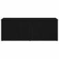 Preview: TV-Schrank aus schwarzer Eiche, 80x34x30 cm, aus Holzwerkstoff