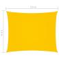Preview: Sonnensegel Oxford-Gewebe Rechteckig 2,5x3,5 m Gelb