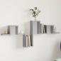Preview: ARDEBO.de - Wandregal Betongrau 104,5x10x43 cm Holzwerkstoff