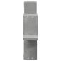 Preview: Wandregal Betongrau 104,5x10x43 cm Holzwerkstoff