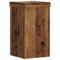 Preview: Pflanzenständer 2 Stk. Altholz-Optik 10x10x18 cm Holzwerkstoff