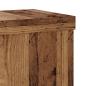 Preview: Pflanzenständer 2 Stk. Altholz-Optik 10x10x18 cm Holzwerkstoff