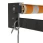 Preview: Markise Einziehbar Gelb und Weiß 5x3 m Stoff und Aluminium