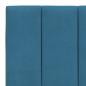 Preview: Bett mit Matratze Blau 160x200 cm Samt