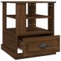 Preview: ARDEBO.de - Beistelltisch Braun Eichen-Optik 50x50x60 cm Holzwerkstoff