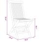 Preview: Garten Essgruppe 5 pcs Braun Massivholz Teak