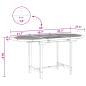 Preview: Garten Essgruppe 5 pcs Braun Massivholz Teak