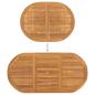 Preview: Garten Essgruppe 5 pcs Braun Massivholz Teak
