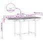 Preview: Garten Essgruppe 5 pcs Braun Massivholz Teak