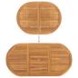 Preview: 7-teiliges Garten-Dining-Set aus massivem Teakholz