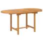 Preview: 7-teiliges Garten-Dining-Set aus massivem Teakholz